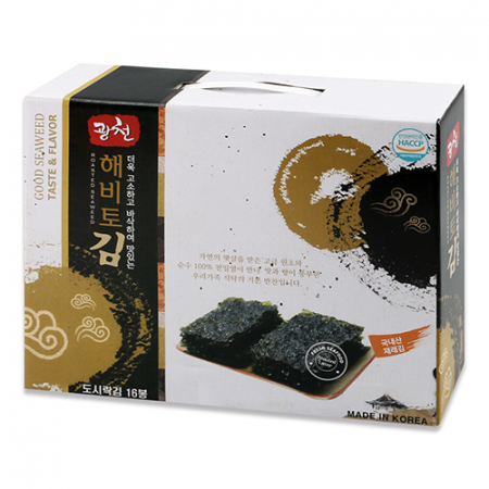 해비토 광천김선물세트(도시락김16봉) #4