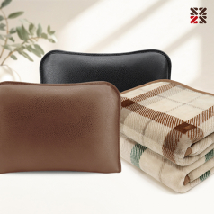 코지극세사클래식쿠션담요