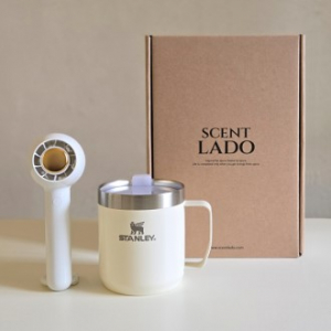센트라도 미니링 핸디선풍기 + 스탠리 클래식 진공캠프 머그 세트