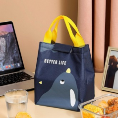 대용량 벨크로 보온보냉 도시락 런치 피크닉가방