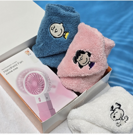 실리콘 텀블러+쿨링 냉각 선풍기 선물세트 #3