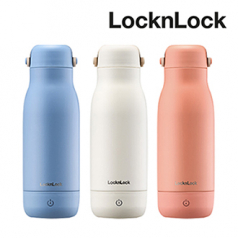 락앤락 메트로 가열 텀블러 350ml, 미니 전기포트 겸 원터치 텀플러