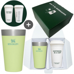 해피니스인어컵 스탠리 파인트컵 시트론 선물세트
