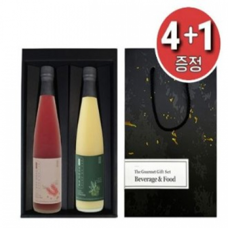 [4+1][청숨]통째로 갈아만든 오미자+청귤 선물세트(500ml+500ml) #2