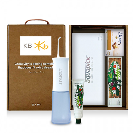 레스쁘리 아쿠아픽 고급세트 B (AQ-205 + 도브비누 + 투스티 루꼴라 치약 80g) #3