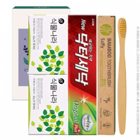 [] 식물나라 비누 2P 세닥 치약 100g 대나무 미세모 칫솔 (4종) #2