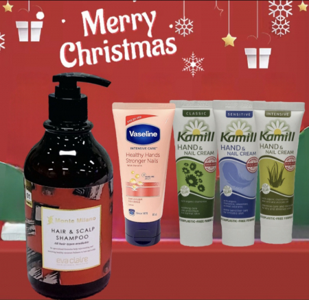 바세린 핸드크림 or 카밀핸드크림+택1(500ml 헤어샴푸 린스 바디워시 바디로션) 선물세트 #3