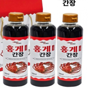 홍게간장 500ml 1p 외(맛술 굴소스 참치액 등)선물세트