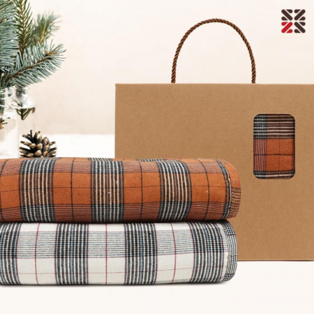 루무드 타탄패턴 더블 양면 담요A #3