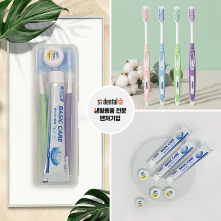 커플 니치 슈퍼소프트캡칫솔 애경2080치약 치실 슬림모 구강세트 #6