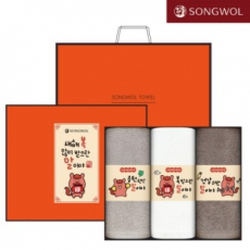 송월타올 2026 신년 붉은 말이야(150g) 띠지 3P세트