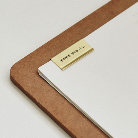황동 클립 금속책갈피/북마크 #5