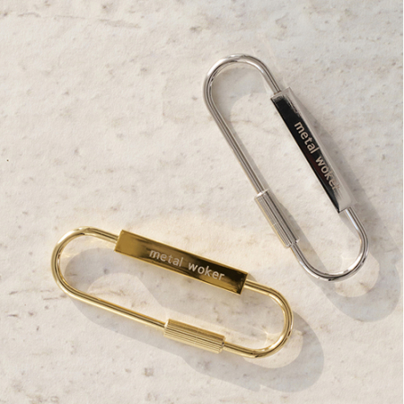 황동 심플 키링(각인가능) #4