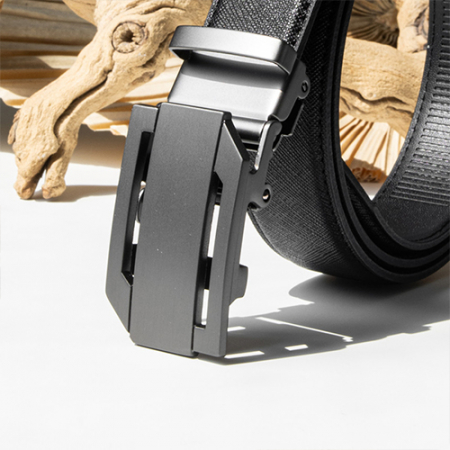 남자 가죽벨트 자동 버클 무광스퀘어 #4