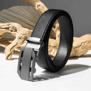 남자 가죽벨트 자동 버클 무광스퀘어