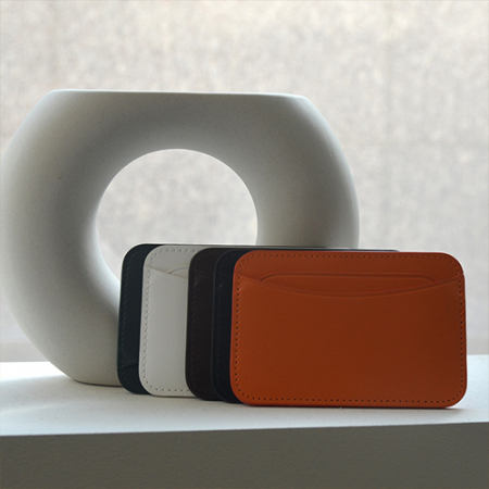 베지터블 소가죽 미니 카드지갑 홀더 선물 #5