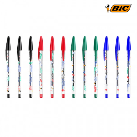 BIC® Cristal® 익스프레션 360도 칼라인쇄 프랑스볼펜 #7