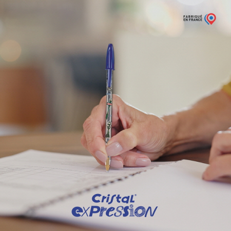 BIC® Cristal® 익스프레션 360도 칼라인쇄 프랑스볼펜 #9