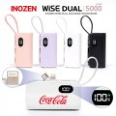 이노젠 와이즈 듀얼 단자 보호 수납형 도킹 일체형 보조배터리 5000mAh