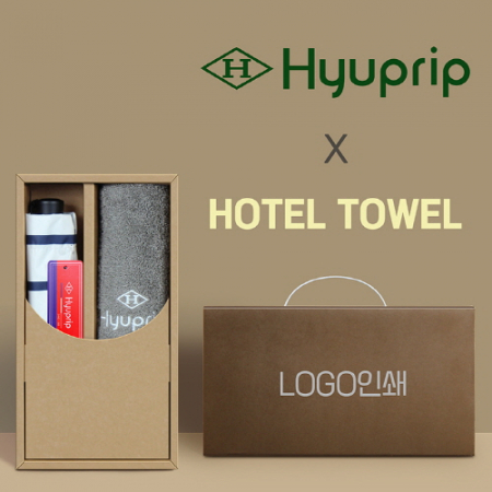 협립3단 스트라이프 수동우산 +협립호텔코마170타월-세트 #2