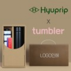 협립3단 스트라이프 수동우산 +스마트온도계 텀블러-세트