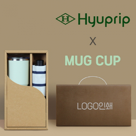협립3단 스트라이프 수동우산 +로하스머그컵1P-세트 #2