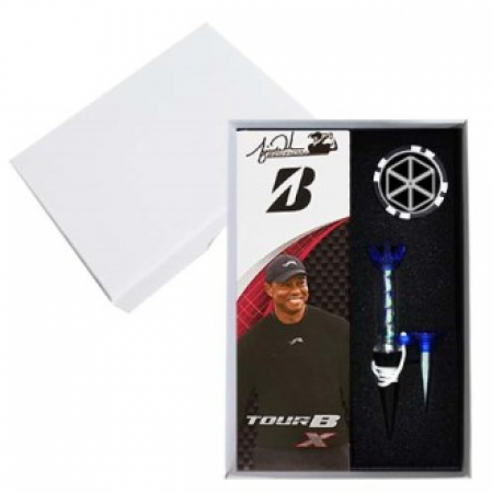 브리지스톤 투어 B X 3구 볼마커칩 자석티 고급 싸바리케이스 #2