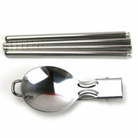 휴대용 수저세트/ 접이식 등산수저/ 캠핑용 #2