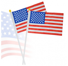 흔들이 성조기(20x30x50cm)/ 수기용 성조기/ 손님맞이