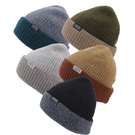 골지 니트 겨울 비니 모자 #4