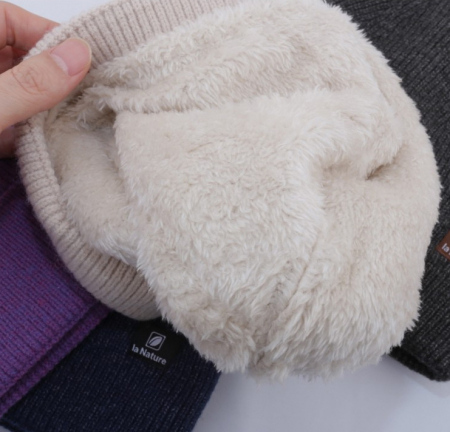 겨울 방한 기모 비니 니트 털모자 #5