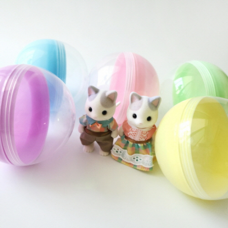 반투명 파스텔컬러 뽑기 캡슐 100mm #4