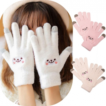 곰돌이 스마트폰 터치장갑 겨울장갑 털장갑 #3