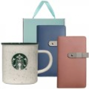 스타벅스 그린 사이렌 도트 머그 237ml + 다이어리 48절 선물세트