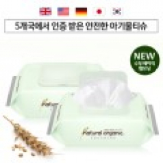 [네츄럴오가닉] 수딩 베이직 엠보싱 캡형 30매