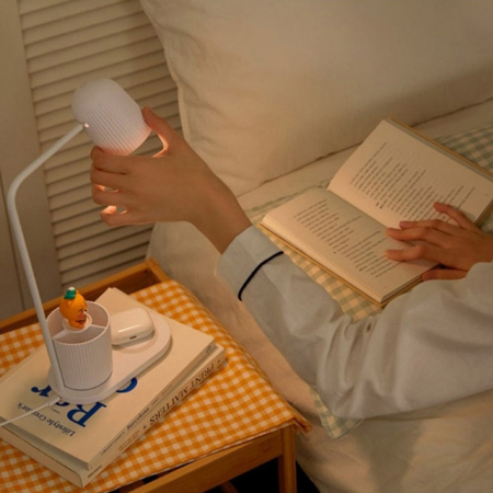 아르덴기프트 맞춤제작형 무선충전 3단 터치식 각도조절 LED스탠드 #9