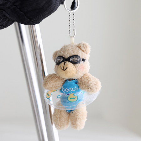 알로 비치 베어 곰 인형 키링 #4