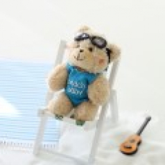 알로 비치 베어 곰 인형 키링