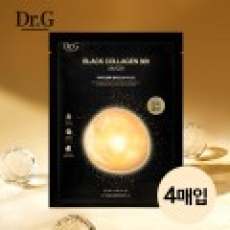 [닥터지] 블랙 콜라겐 300 마스크x4매입