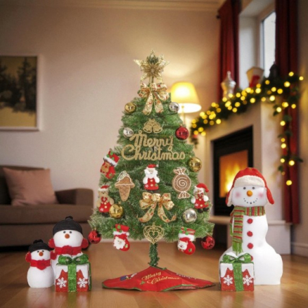 120cm 눈 내린 솔잎 트리 풀세트 #3