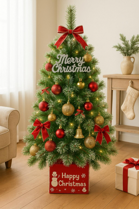 120cm 솔잎 눈꽃 리얼트리 세트 (전구 포함) #2