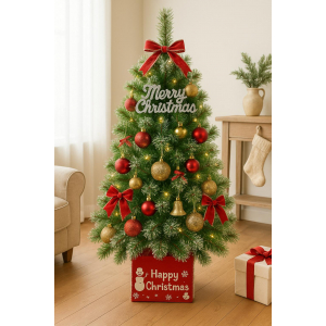 120cm 솔잎 눈꽃 리얼트리 세트 (전구 포함)