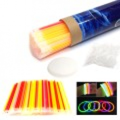 [야광팔찌(100개입)-1통] 야광봉/형광팔찌/응원팔찌