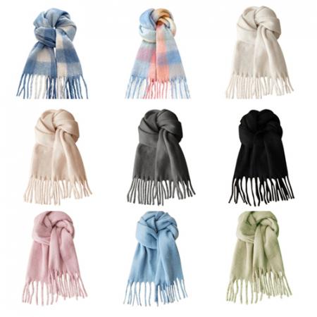 빅사이즈 남녀공용 목도리 머플러 #2