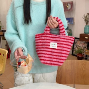 뽀글뽀글 미니 손목 토트백 핸드백 K2554