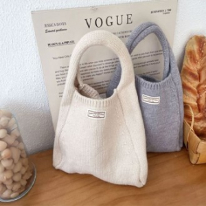 포근 니트백 데일리 베이직 겨울 니트가방 Y2555