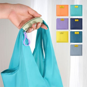 핸드그립 스마일 접이식 장바구니