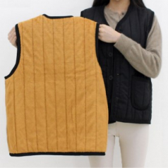 방한조끼 방한용품 융털조끼 남녀공용 보온조끼 등산조끼