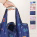 작은이미지: 핸드그립 빅사이즈 접이식 장바구니 #3