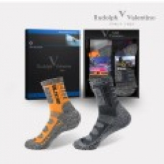 루돌프 발렌티노 중목 스포츠 쿠션 양말 2족 세트 (남/여)